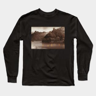 Moon at Enoura by Kawase Hasui Long Sleeve T-Shirt